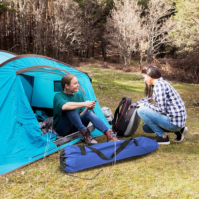 Xxerciz Foldable Camp Chair Replacement Bag Carrying Bag Large Mouth Bag with Shoulder Strap for Outdoor Camping Heavy Duty Large Storage Folding Chair Bag (Chair is not Included)