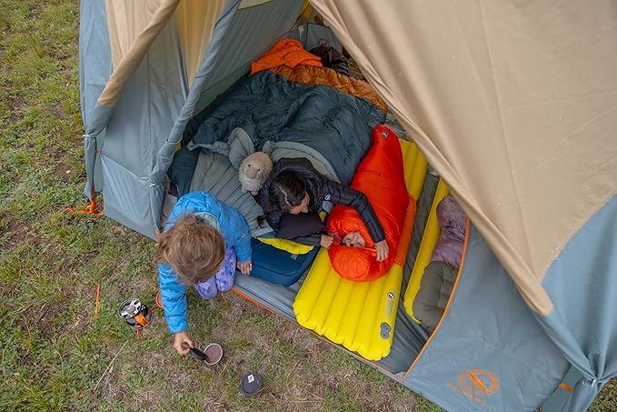 Big Agnes Dream Island 20°F Doublewide Sleeping Bag - 2-Person Sleeping Bag with Double Zipper Entry Zip-Off Quilt Pad Attachment System
