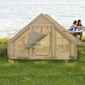 GAOMON Inflatable Camping Tent with Air Pump 6-8 Person Large Blow Up Tent for Family or Group Waterproof Oxford Fabric Quick Setup Glamping Tent for Outdoor All Seasons