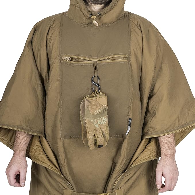 Helikon-Tex Swagman Roll Military Poncho - Multi-purpose Poncho &amp Emergency Poncho - Survival Gear - Woobie Blanket &amp Jacket