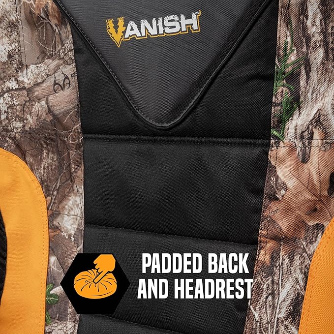 Allen Company Vanish Padded Armchair with Backrest Realtree Edge Camo