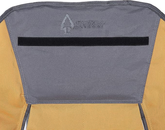 Arrowhead Outdoor Portable Folding Hybrid 2-in1 Camping Chair Adjustable Recline Vent Padding Cup Holder &amp Storage Pouch Heavy-Duty Oversize Supports 300lbs Includes Bag USA-Based Support