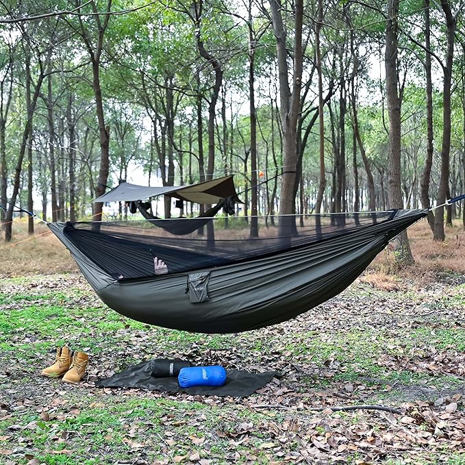 Onewind Premium Hammock Underquilt Protector Durable Protective Cover for Single and Double Hammock Winter Camping Backpacking and Travel OD Green