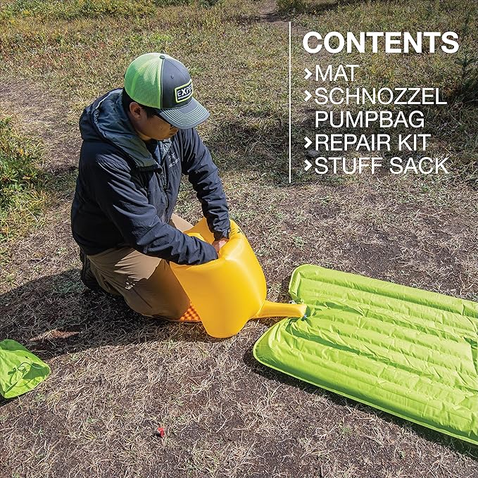 Exped Ultra Series: 1R 3R 6.5R 8R 10R Single &amp Duo - Lightweight Backpacking Mat - Packable and Comfortable - Sleeping Pad with Pumpbag for Self-Inflation