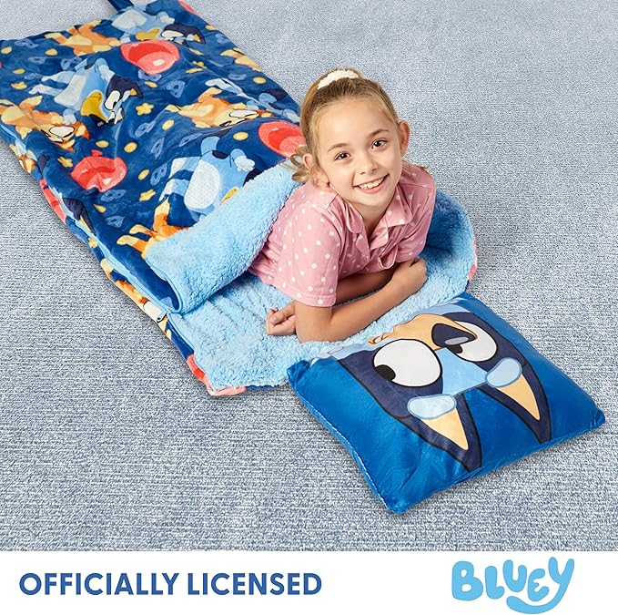 Silk Touch Sherpa Slumber Bag for Boys and Girls Sleeping Bag with Zipper 27 x 56 inches