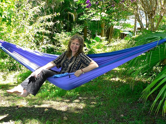 Hammock Bliss Double - Extra Long - Extra Wide - Extra Large - Two Person Double Wide Camping Hammock - Suspension System Included - The Largest Double Hammock On Planet Earth