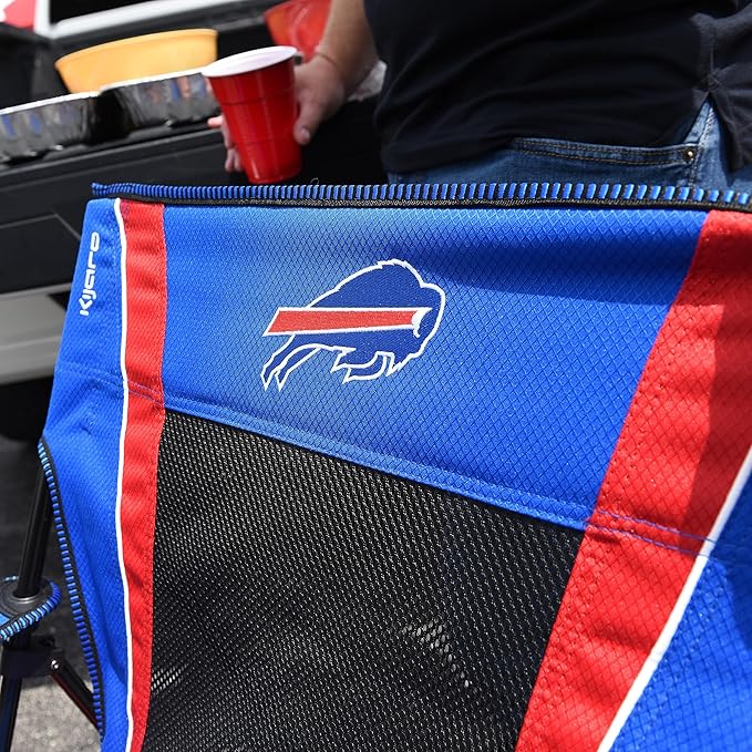 Kijaro Sports Fan Folding Chair 26 L x 35.5 W x 37 H Buffalo Bills