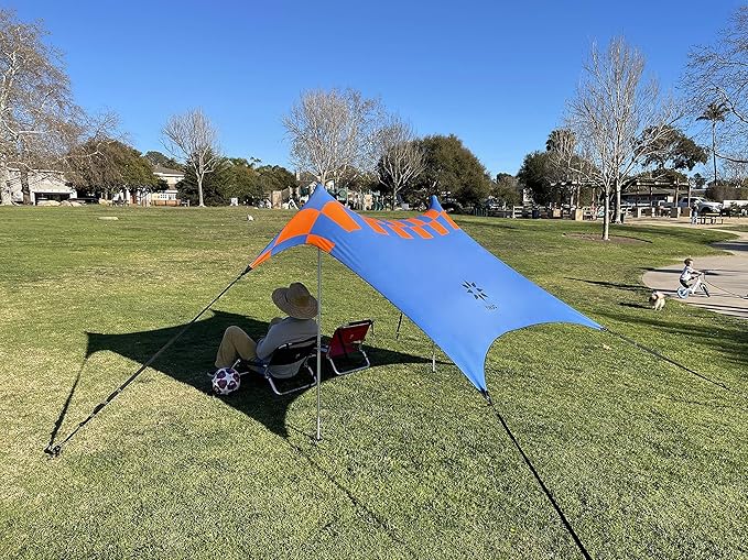 Neso Sidelines 1 Sports Tent - Lightweight and Portable Sun Shelter and Shade Tent for Outdoor Activities - Patented Reinforced Corners - UPF 50+ Sun Protection - 5.5 ft Tall 7 x 4.5 ft