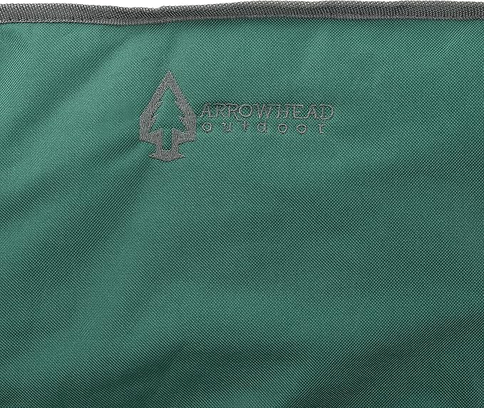 ARROWHEAD OUTDOOR Portable Folding Double Duo Camping Chair Loveseat w/ 2 Cup &amp Wine Glass Holder Carrying Bag Supports up to 500lbs