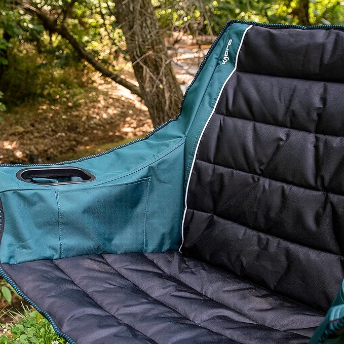Kijaro Quilted Club Chair - Victoria Desert Orange