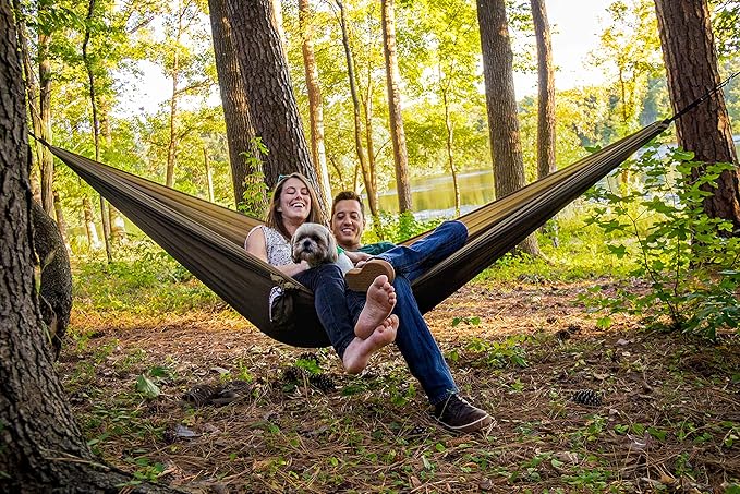 LA SIESTA® Colibri 3.0 Outdoor Hammock &amp Tree Straps - Camping Hammock for Outside Hiking Travel Backpacking Hammock Portable Passionflower