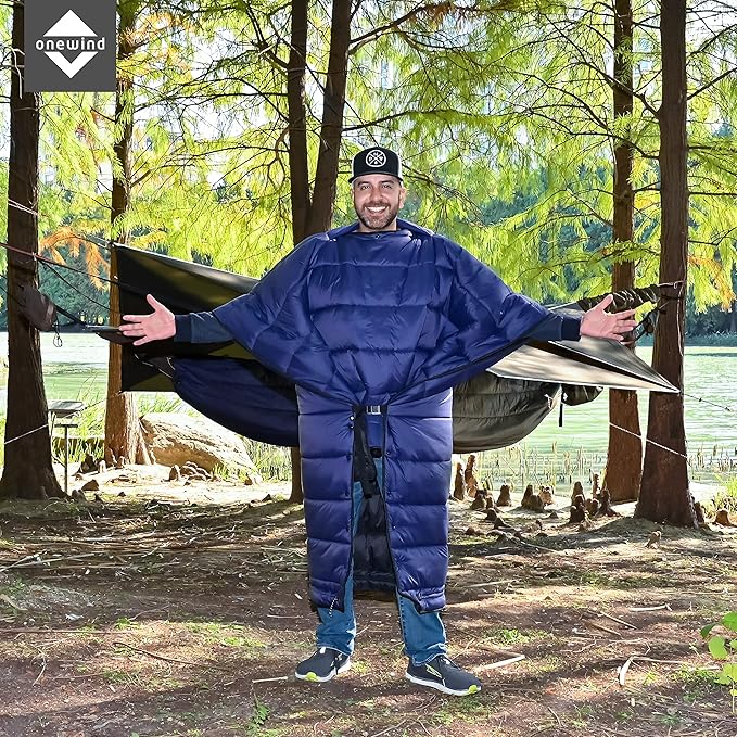 Onewind Hammock Top Quilt with Footbox Lightweight and Portable Sleeping Quilt Camping Sleeping Bag for Backpacking and Hiking