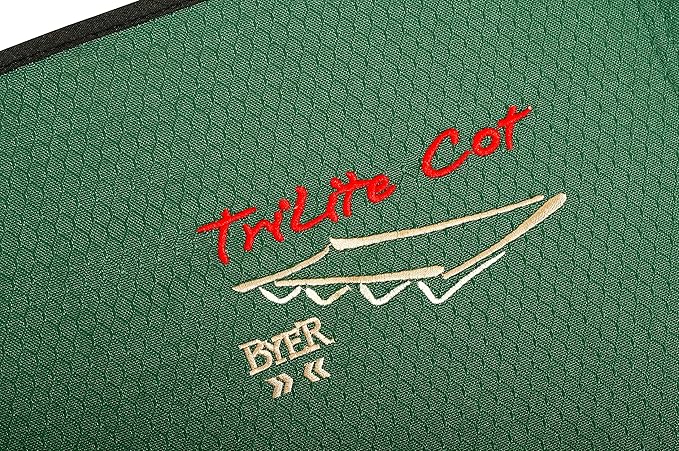 BYER OF MAINE TriLite Cot Camping cots for Adults Portable cot Single