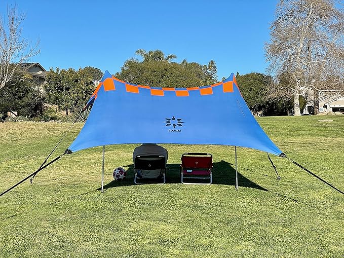 Neso Sidelines 1 Sports Tent - Lightweight and Portable Sun Shelter and Shade Tent for Outdoor Activities - Patented Reinforced Corners - UPF 50+ Sun Protection - 5.5 ft Tall 7 x 4.5 ft
