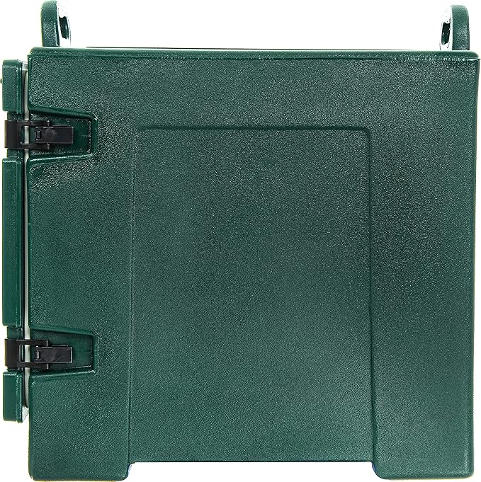 Carlisle FoodService Products Cateraide Insulated Front Loading Food Pan Carrier with Handles for Catering Events and Restaurants Plastic 5 Pans Forest Green