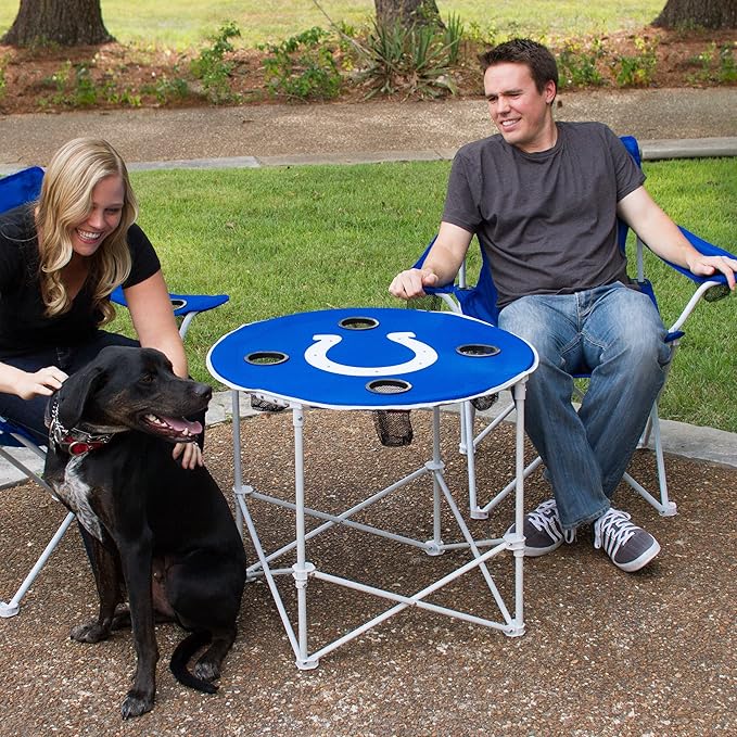Logo Brands Officially Licensed NCAA Unisex Round Table One Size Team Color