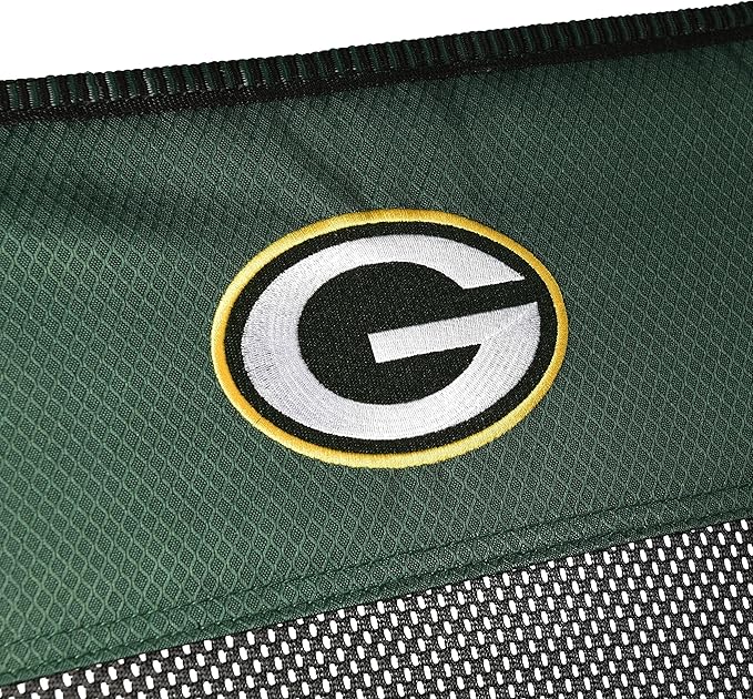 Kijaro Sports Fan Folding Chair 26 L x 35.5 W x 37 H Green Bay Packers