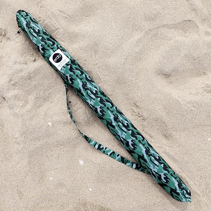 Forest Camo Pro Beach Recycled Polyester Rip-Stop 20 ft Lightweight Windscreen Privacy Screen Wind Blocker Free Matching Shoulder Bag