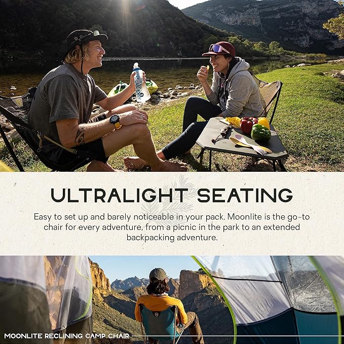 Nemo Moonlite Reclining Camp Chair - Smolder