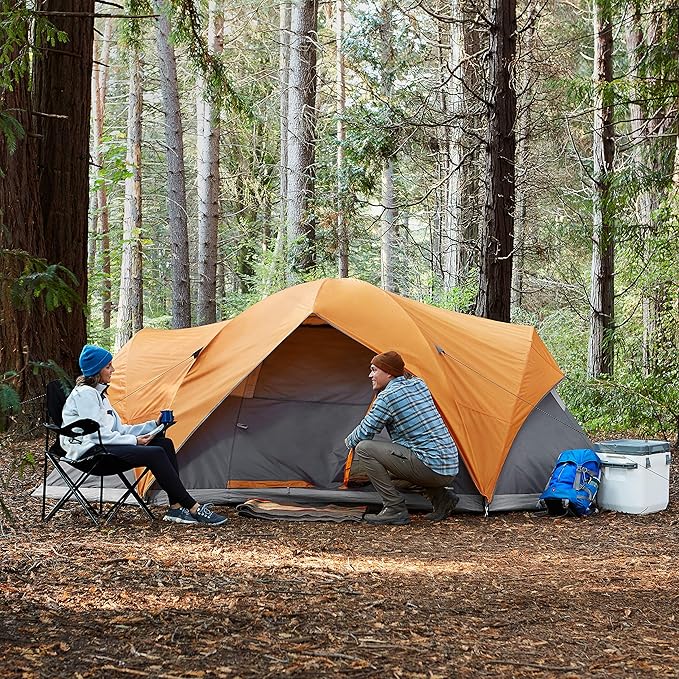Amazon Basics Camping Tent 3-Season Dome Design with Rainfly