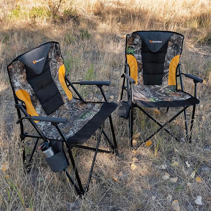 Allen Company Vanish Padded Armchair with Backrest Realtree Edge Camo
