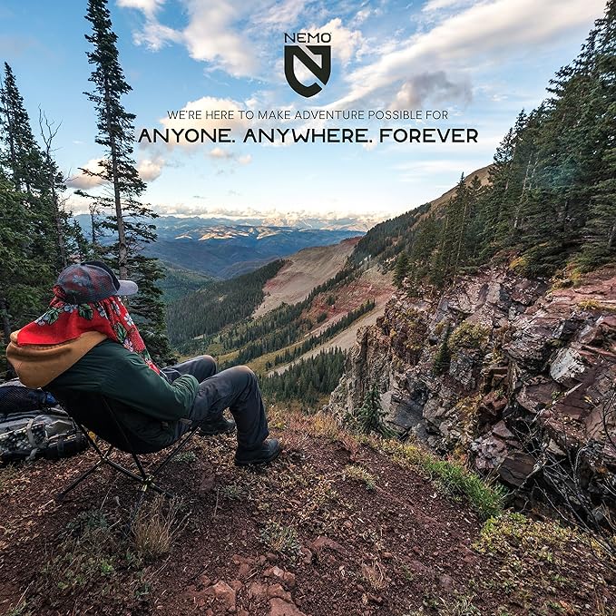 Nemo Moonlite Reclining Camp Chair - Fortress/Goldfinch