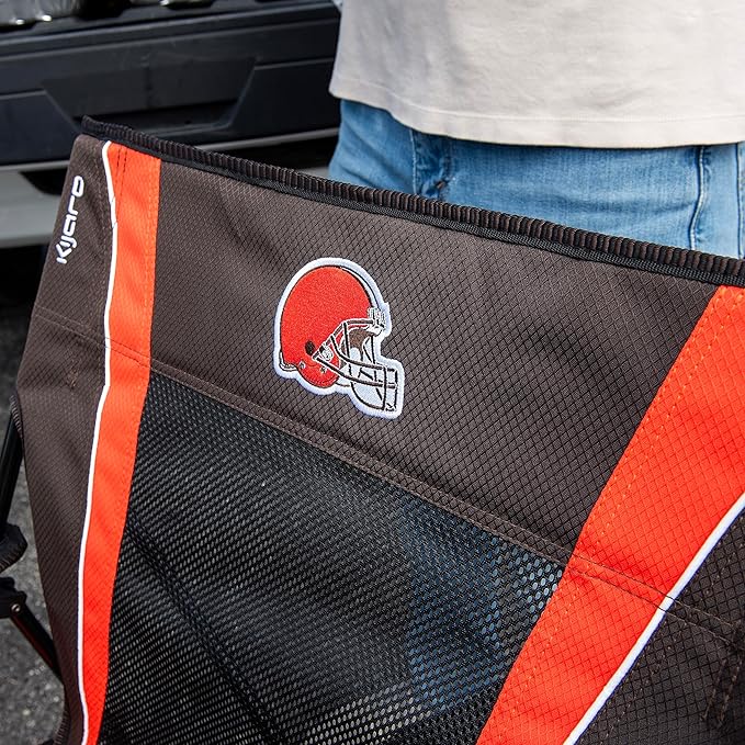 Kijaro Sports Fan Folding Chair 26 L x 35.5 W x 37 H Cleveland Browns