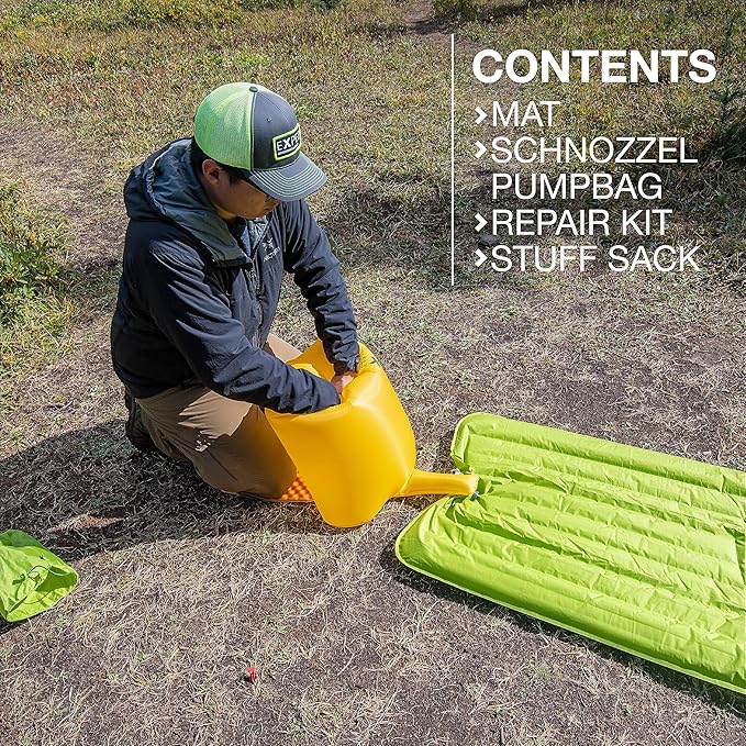 Exped Ultra Series: 1R 3R 6.5R 8R 10R Single &amp Duo - Lightweight Backpacking Mat - Packable and Comfortable - Sleeping Pad with Pumpbag for Self-Inflation